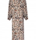 Leopar Desenli Elbise