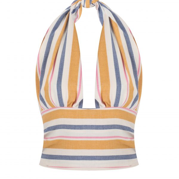 Renkli Çizgili Büstiyer