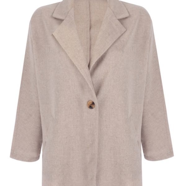 Bej Rengi Pantolon Ceket Takim